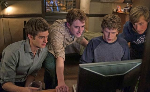 Una scena del film The Social Network a San Francisco