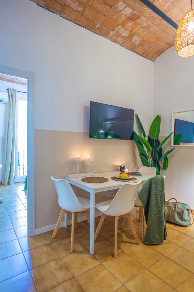 Serene Wabi-Sabi Coliving on Rambla del Raval in Historic Ciutat Vella