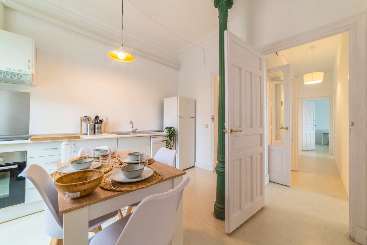 Vibrant Coliving Community in Central Madrid's Historic Centro District